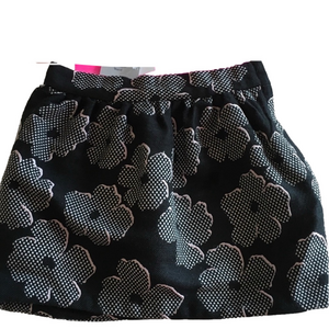 💕Janie and Jack gorgeous black flower skirt NWT size6💕